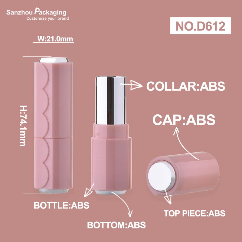 Irregular Shape Lipstick Tube  D612