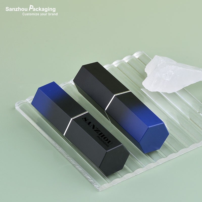 Air Tight  Hexagonal Shape Lipstick Tube D618