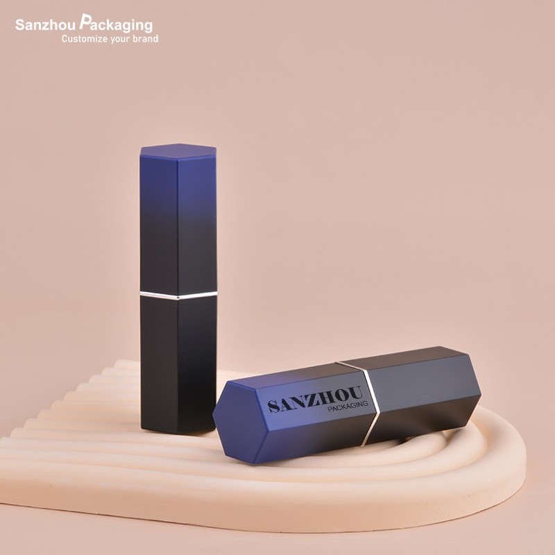 Air Tight  Hexagonal Shape Lipstick Tube D618