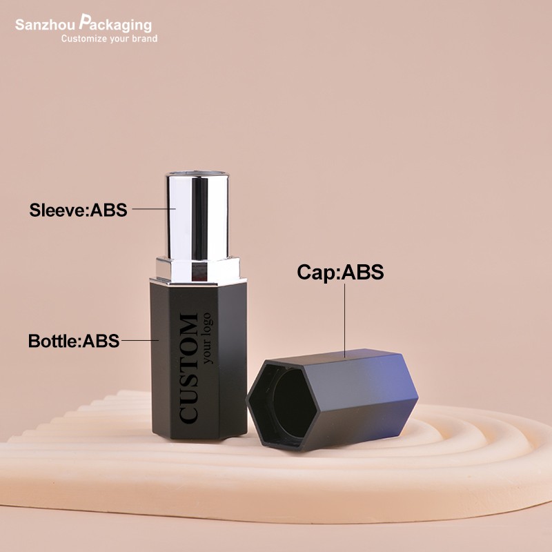 Air Tight  Hexagonal Shape Lipstick Tube D618