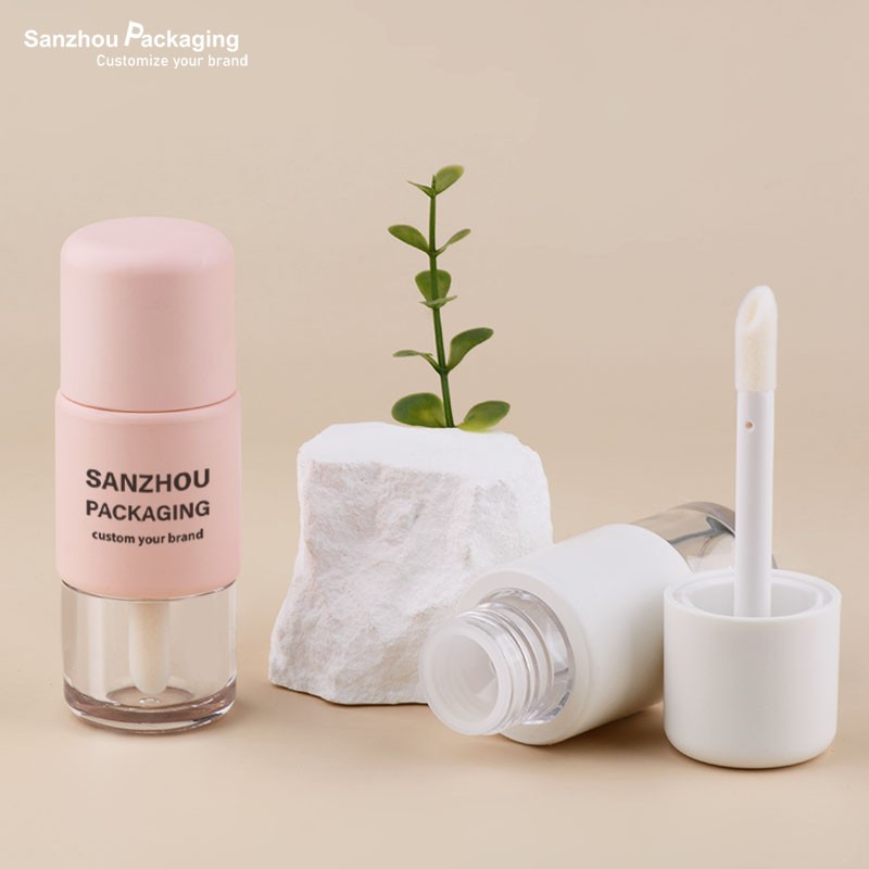 16ml Round Shape Foundation Bottle With Brush  L097