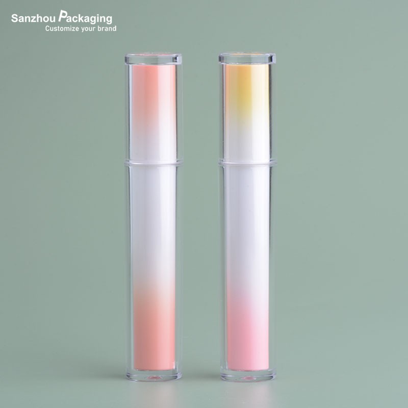 Round Shape Double Injection Lip gloss Tube 1.5ml  A602