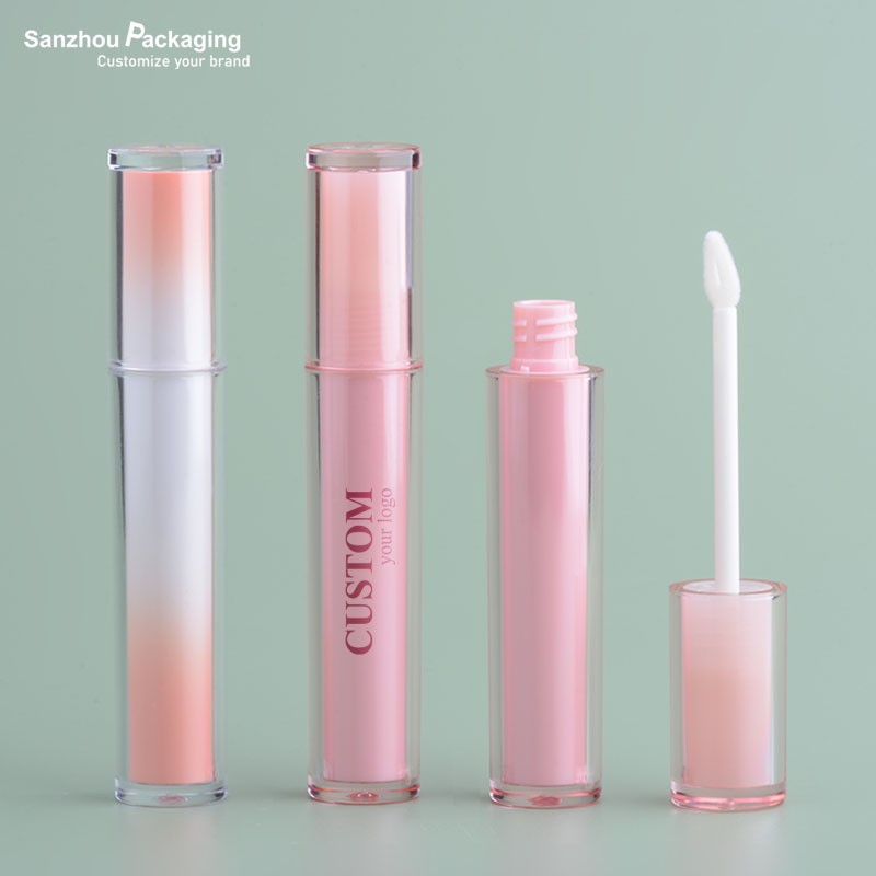 Round Shape Double Injection Lip gloss Tube 1.5ml  A602