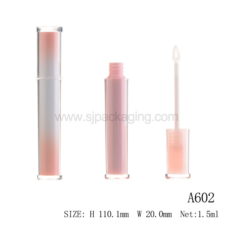 Round Shape Double Injection Lip gloss Tube 1.5ml  A602