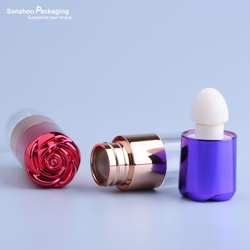 Flower Shape Round Bottle Lip gloss Tube 5ml  A604